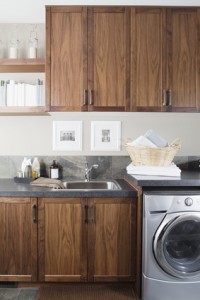 when it comes to decorating the modern-day laundry room, anything goes