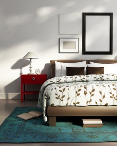 A guest bedroom is a great opportunity for creative decorating