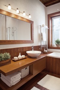 Creating a spa atmosphere in your home bathroom will give you a private sanctuary
